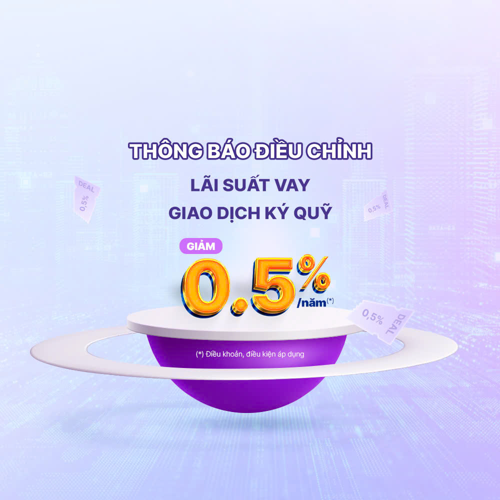 VPS | Thông báo điều chỉnh lãi suất vay giao dịch ký quỹ